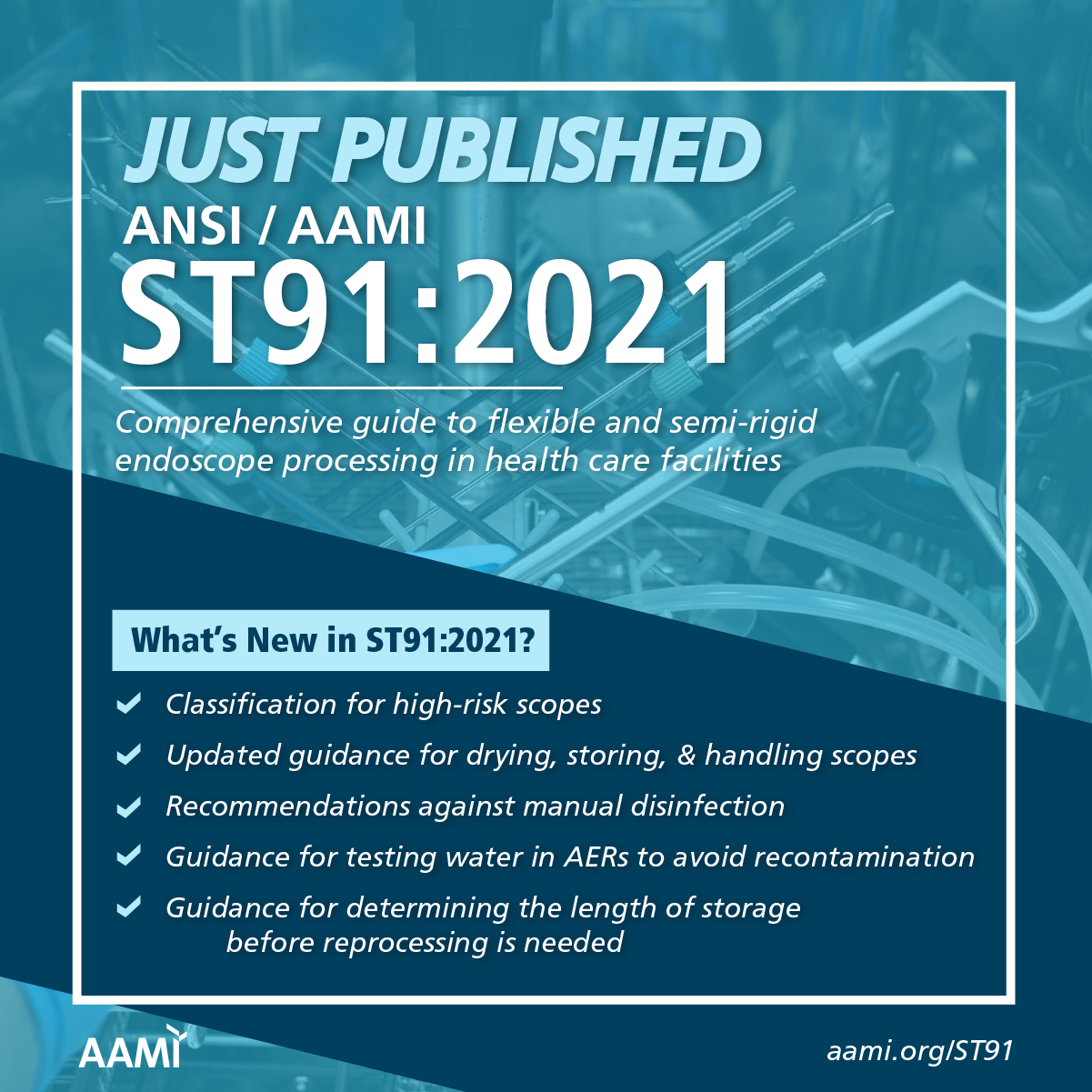 ANSI AAMI ST91 | Flexible And Semi-rigid Endoscope Processing | AAMI