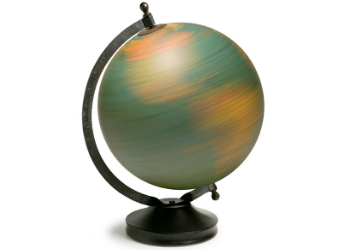 Globe spinning Globe spinning